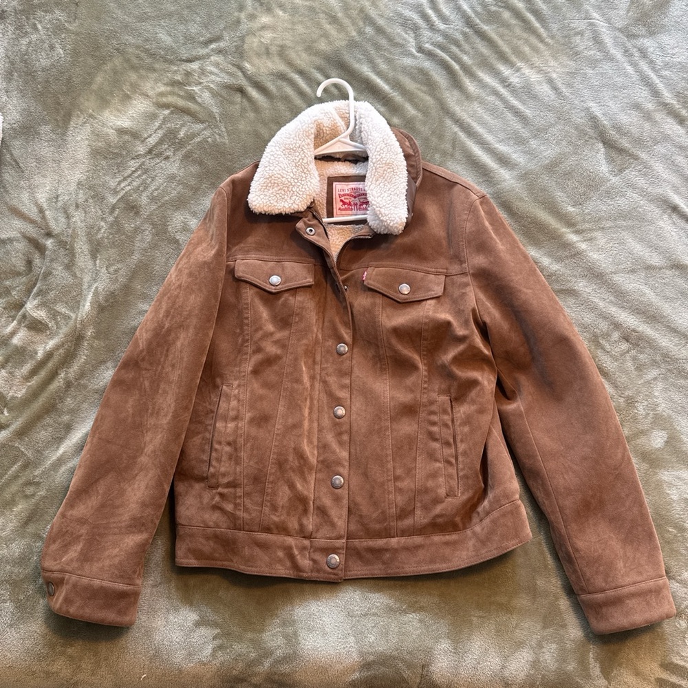 Levi's Brown Suede Women's Jacket